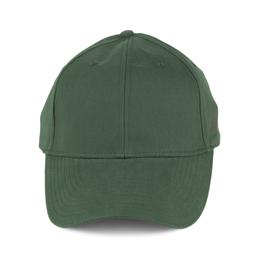 Casquette en Coton Brossé vert