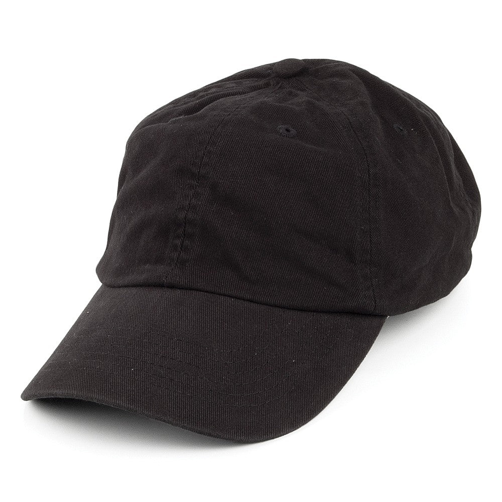Casquette en Coton Délavé noir