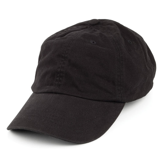 Casquette en Coton Délavé noir