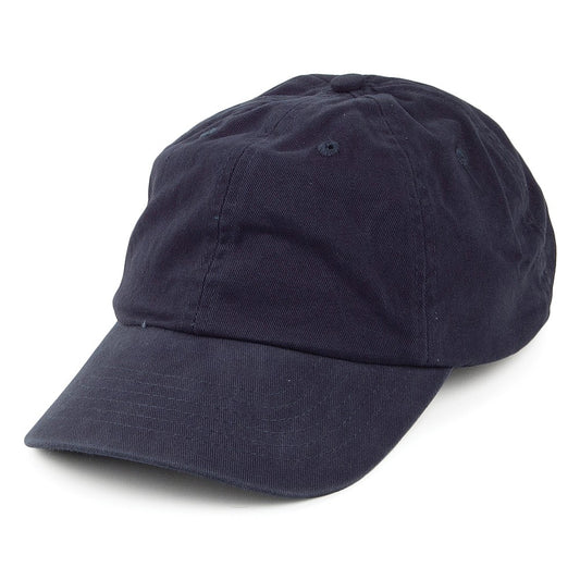 Casquette en Coton Délavé bleu marine