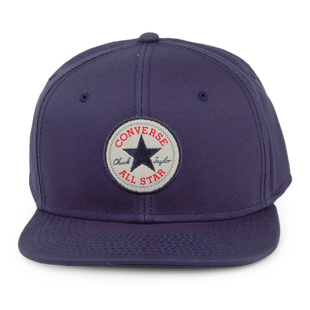 Casquette Snapback en Coton Sergé Core bleu marine CONVERSE