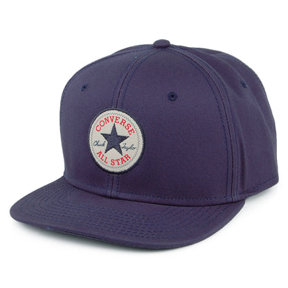 Casquette Snapback en Coton Sergé Core bleu marine CONVERSE