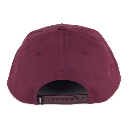 Casquette Snapback Triple Triangle bordeaux HUF
