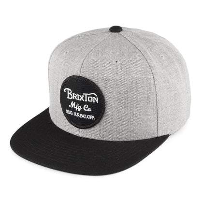 Casquette Snapback Wheeler gris-noir BRIXTON
