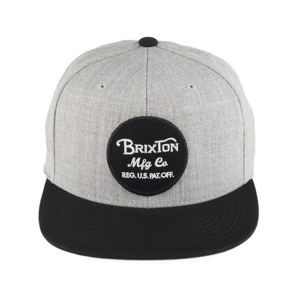 Casquette Snapback Wheeler gris-noir BRIXTON