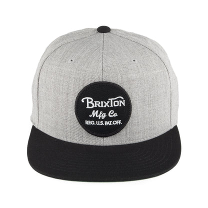 Casquette Snapback Wheeler gris-noir BRIXTON
