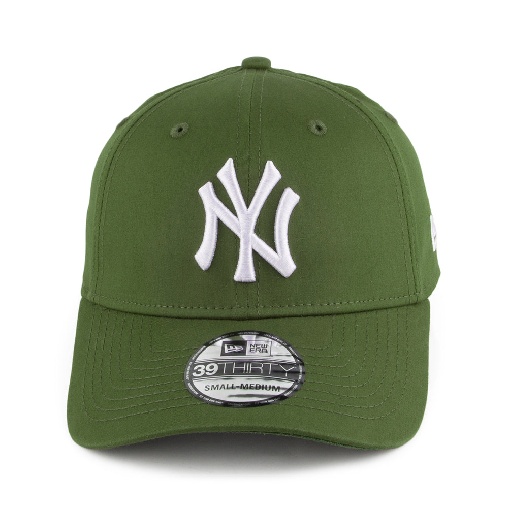 Casquette 39THIRTY MLB League Essential New York Yankees olive-blanc NEW ERA