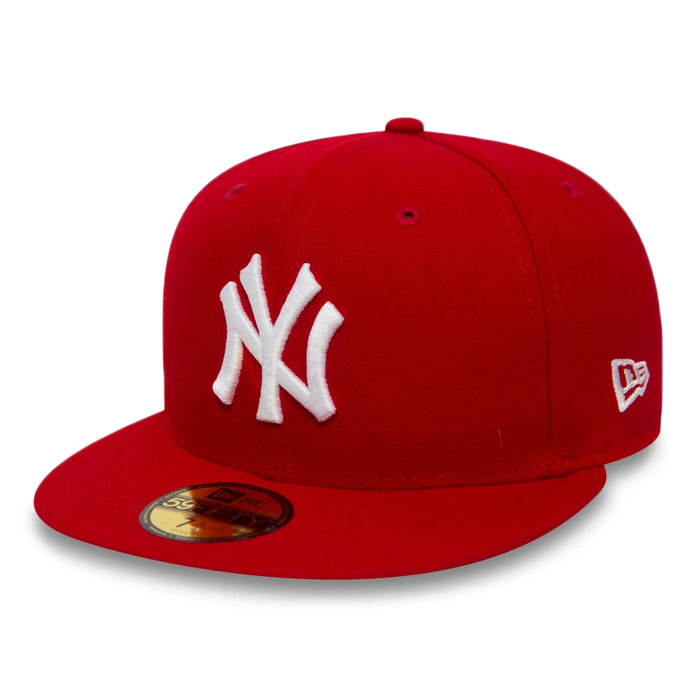 Casquette 59FIFTY MLB League Essential New York Yankees rouge-blanc NEW ERA