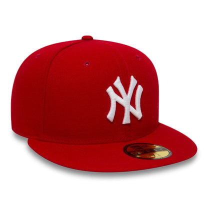 Casquette 59FIFTY MLB League Essential New York Yankees rouge-blanc NEW ERA