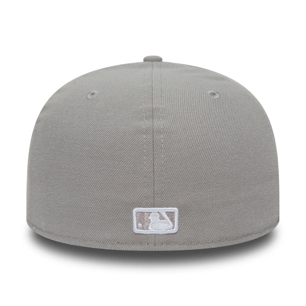 Casquette 59FIFTY MLB League Basic L.A. Dodgers gris NEW ERA