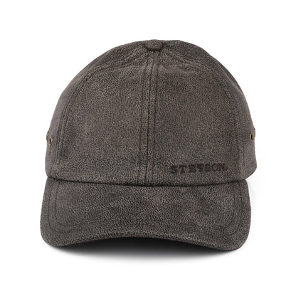 Casquette en Cuir marron STETSON