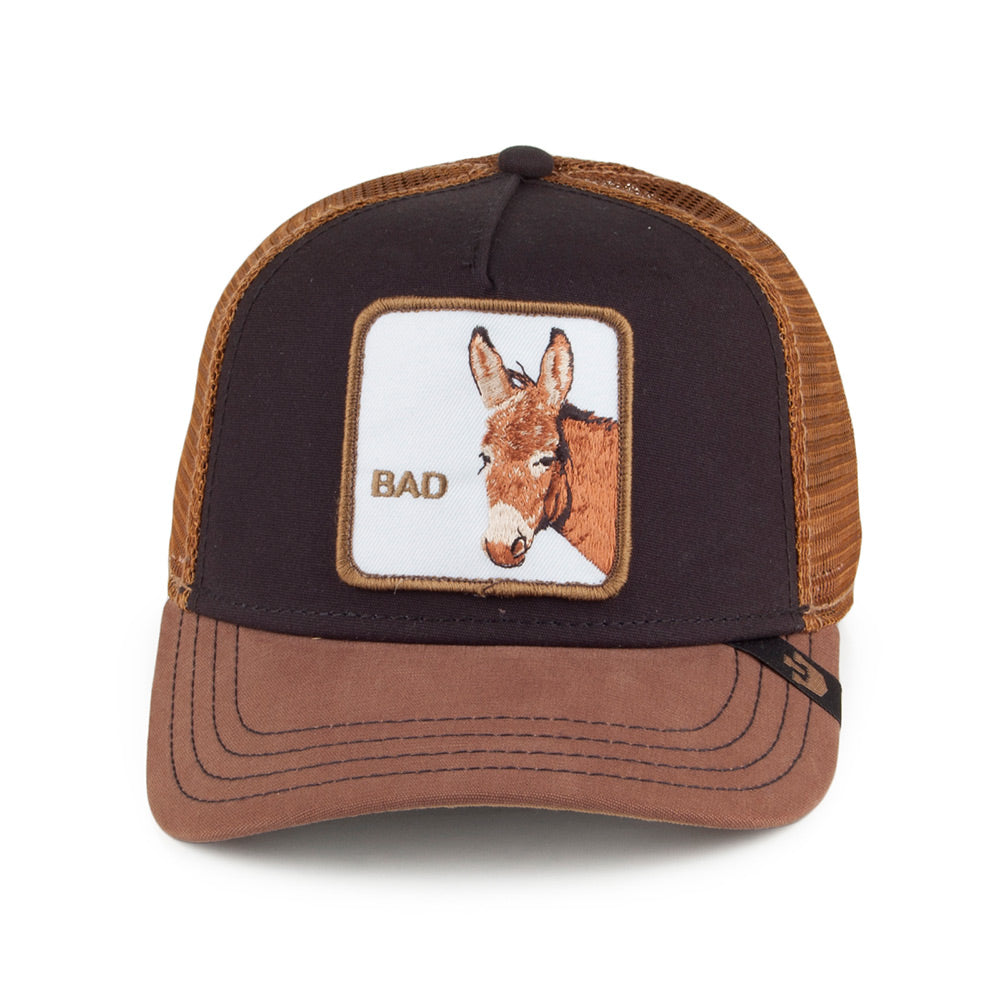 Casquette Trucker Bad Ass noir-marron GOORIN