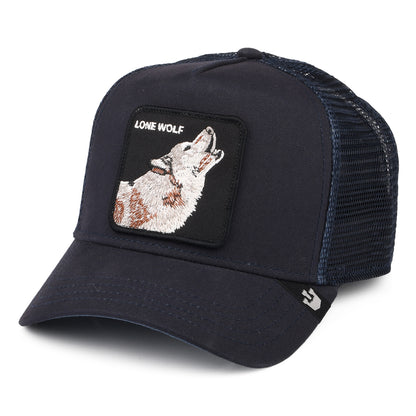 Casquette Trucker Lone Wolf bleu marine GOORIN
