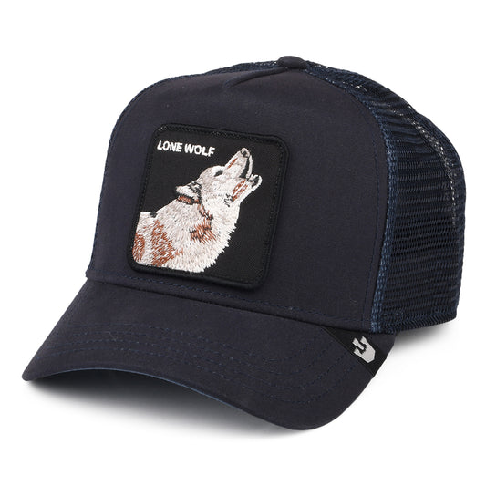 Casquette Trucker Lone Wolf bleu marine GOORIN
