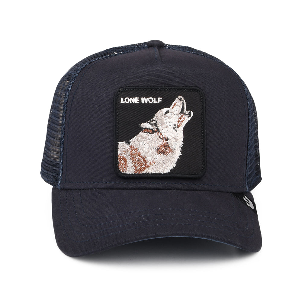 Casquette Trucker Lone Wolf bleu marine GOORIN