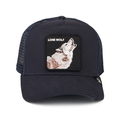 Casquette Trucker Lone Wolf bleu marine GOORIN