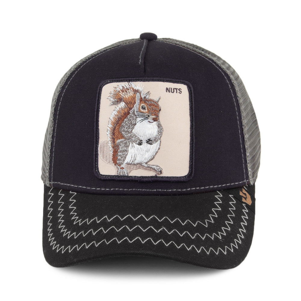 Casquette Trucker Squirrel Master bleu marine GOORIN