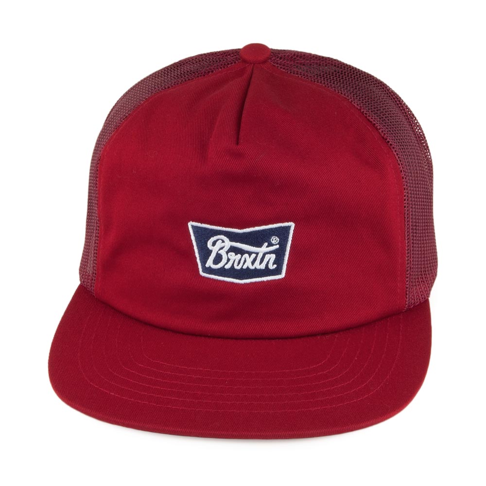 Casquette Trucker Stith bordeaux BRIXTON