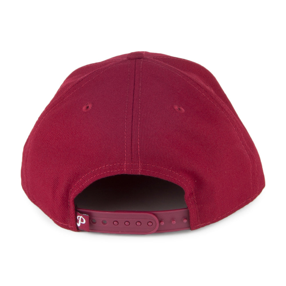 Casquette 9FIFTY MLB Classic Script Philadelphia Phillies cardinal NEW ERA