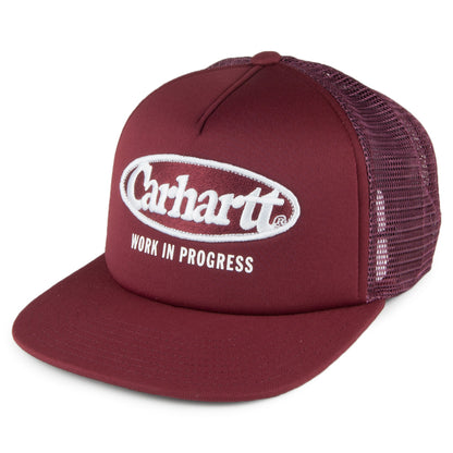 Casquette Trucker Oval bordeaux CARHARTT WIP