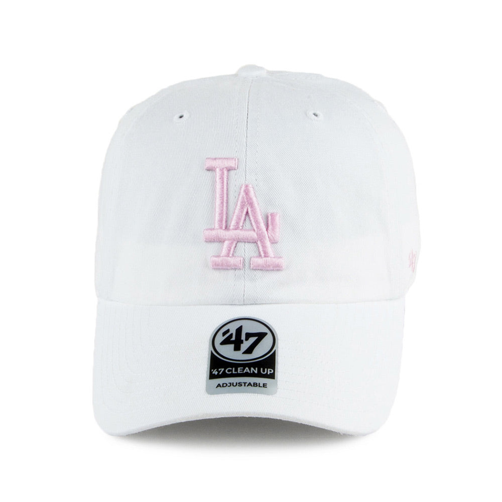 Casquette Clean Up L.A. Dodgers blanc-rose 47 BRAND