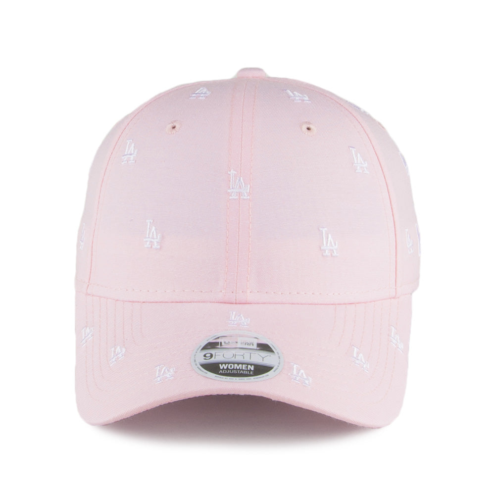 Casquette Femme 9FORTY MLB Monogram L.A. Dodgers rose NEW ERA