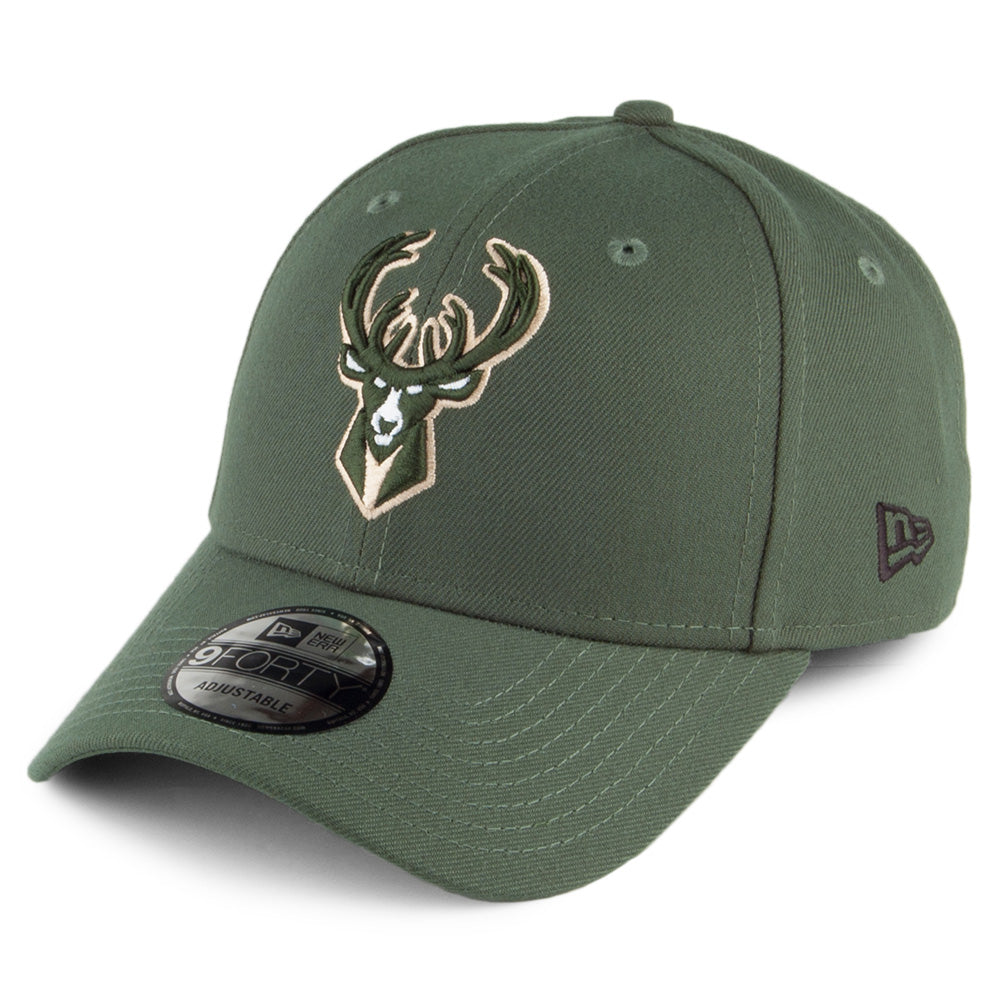 Casquette 9FORTY NBA The League Milwaukee Bucks vert foncé NEW ERA