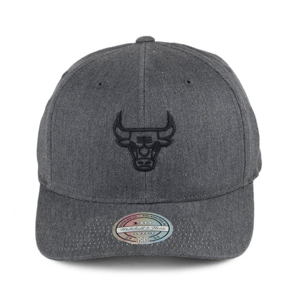 Casquette Snapback Heather Melange 110 Chicago Bulls noir délavé MITCHELL & NESS