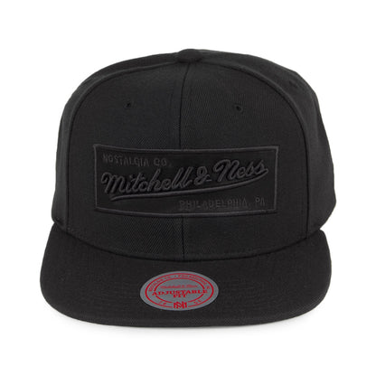 Casquette Snapback Box Logo noir MITCHELL & NESS