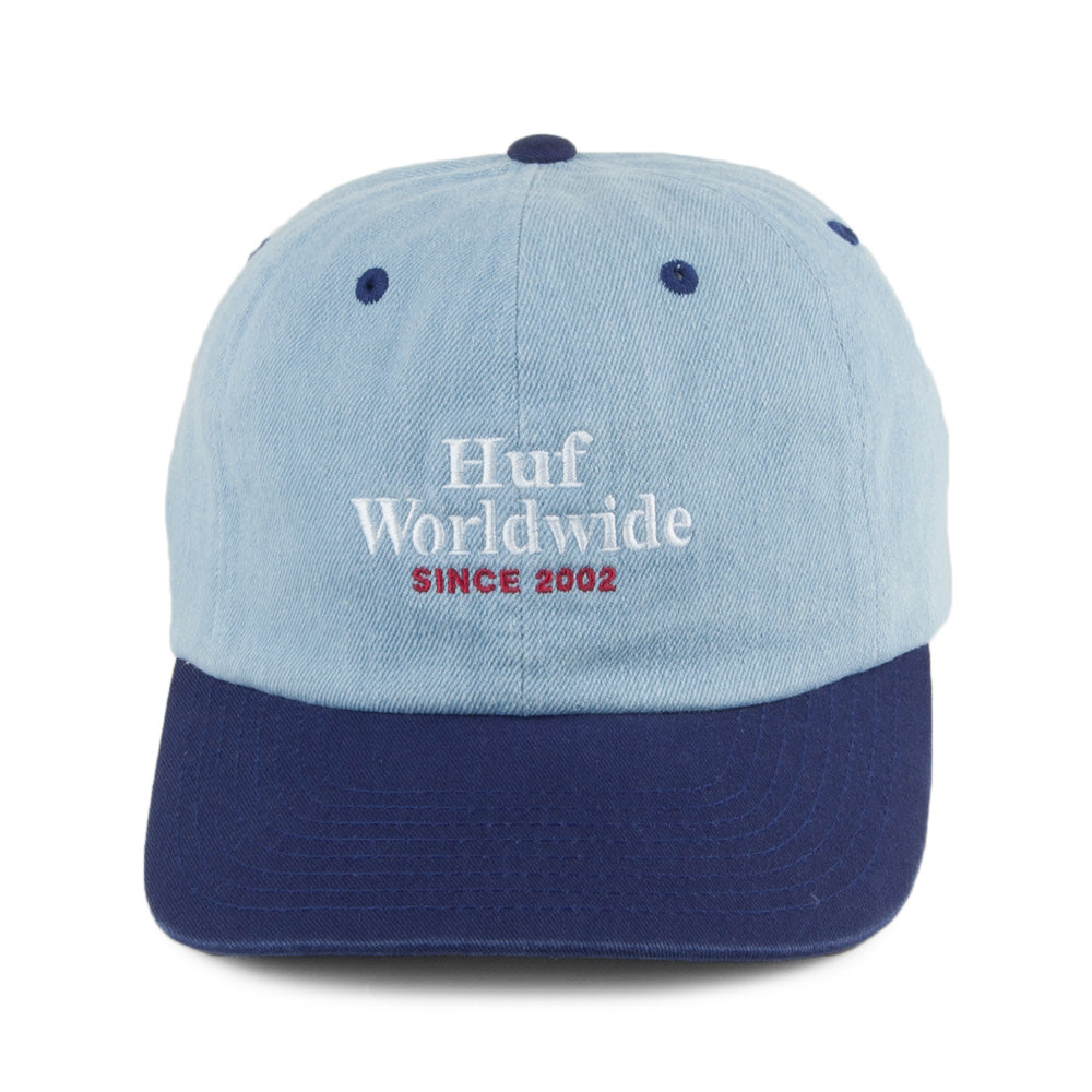 Casquette 6 Panel Worldwide Denim jean HUF
