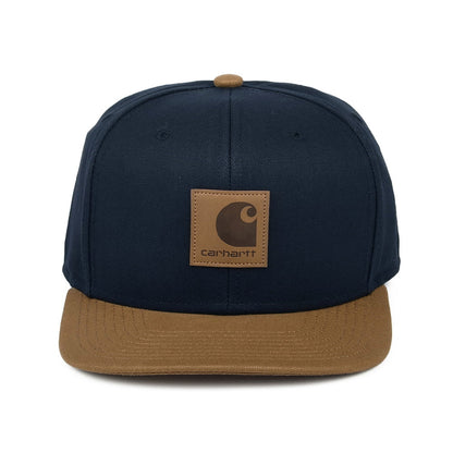 Casquette Snapback Bicolore Logo bleu marine-marron CARHARTT WIP