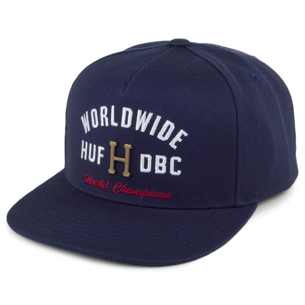 Casquette Strapback Metal H bleu marine HUF