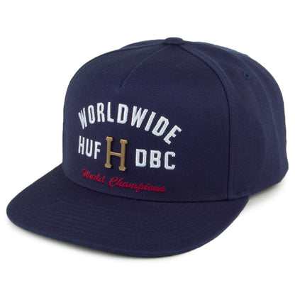 Casquette Strapback Metal H bleu marine HUF