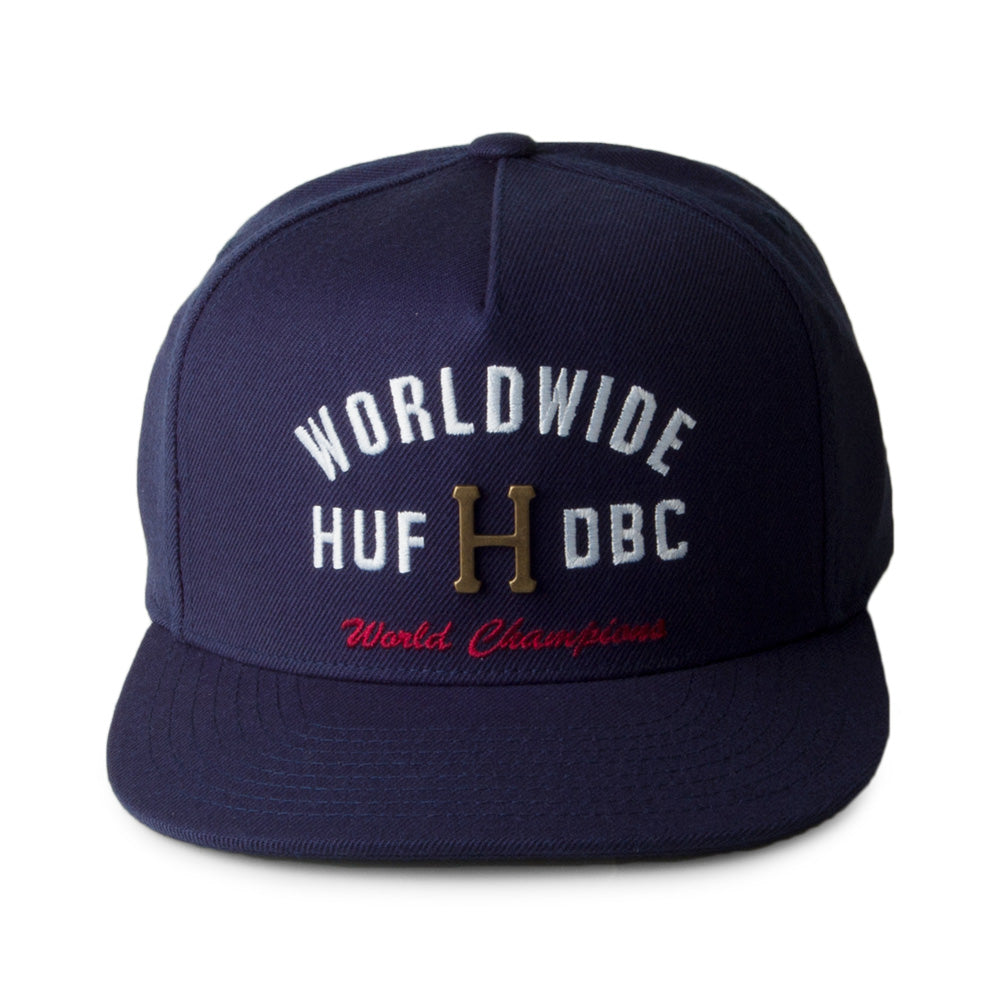 Casquette Strapback Metal H bleu marine HUF