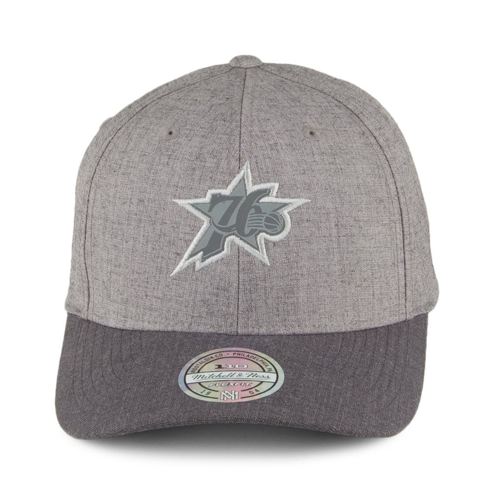 Casquette Snapback Beam 110 Philadelphia 76ers gris MITCHELL & NESS