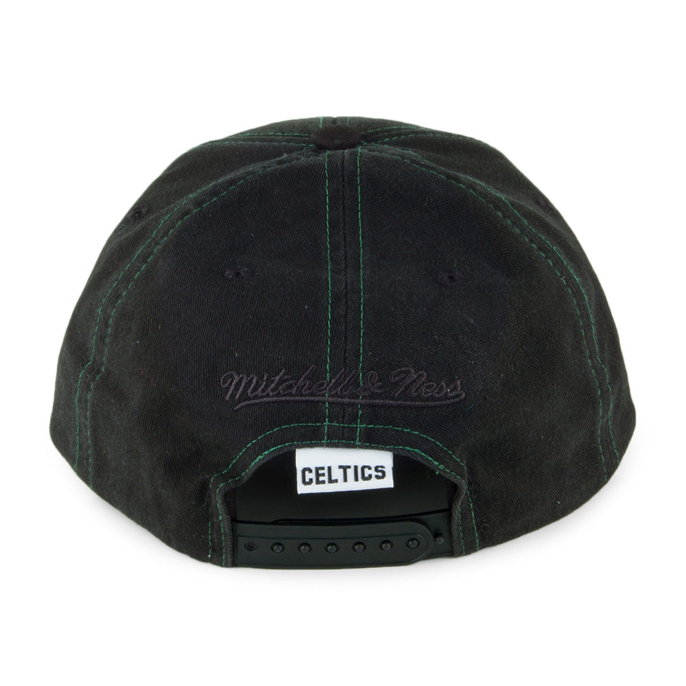 Casquette Snapback Contrast Cotton Boston Celtics olive MITCHELL & NESS