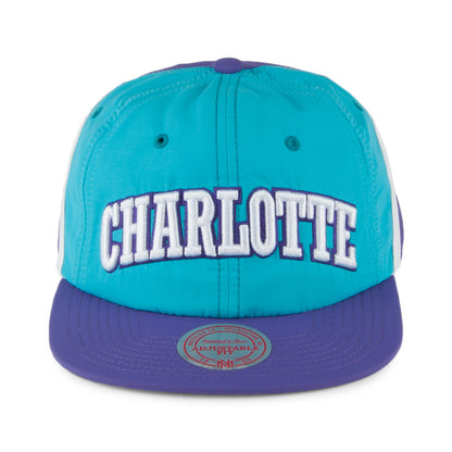 Casquette Snapback Anorak Charlotte Hornets bleu sarcelle-violet MITCHELL & NESS