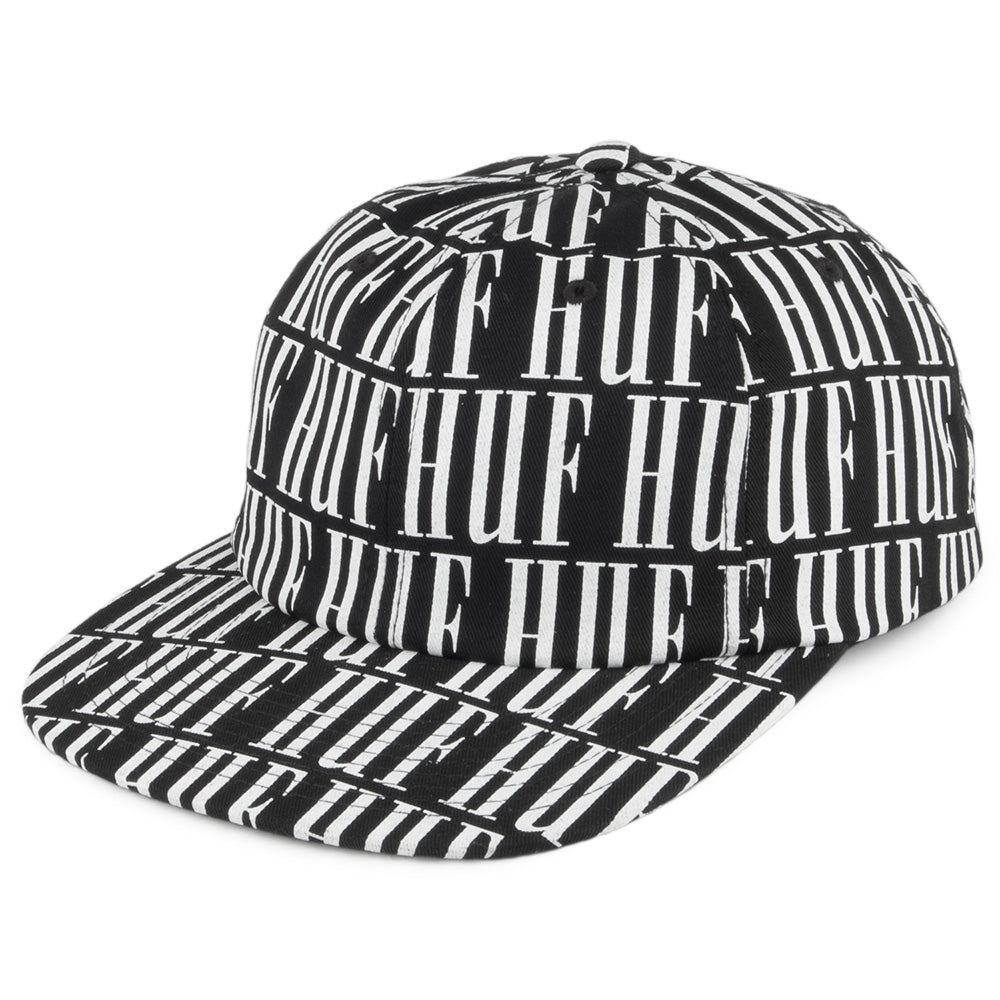 Casquette 6 Panel Night Market noir HUF