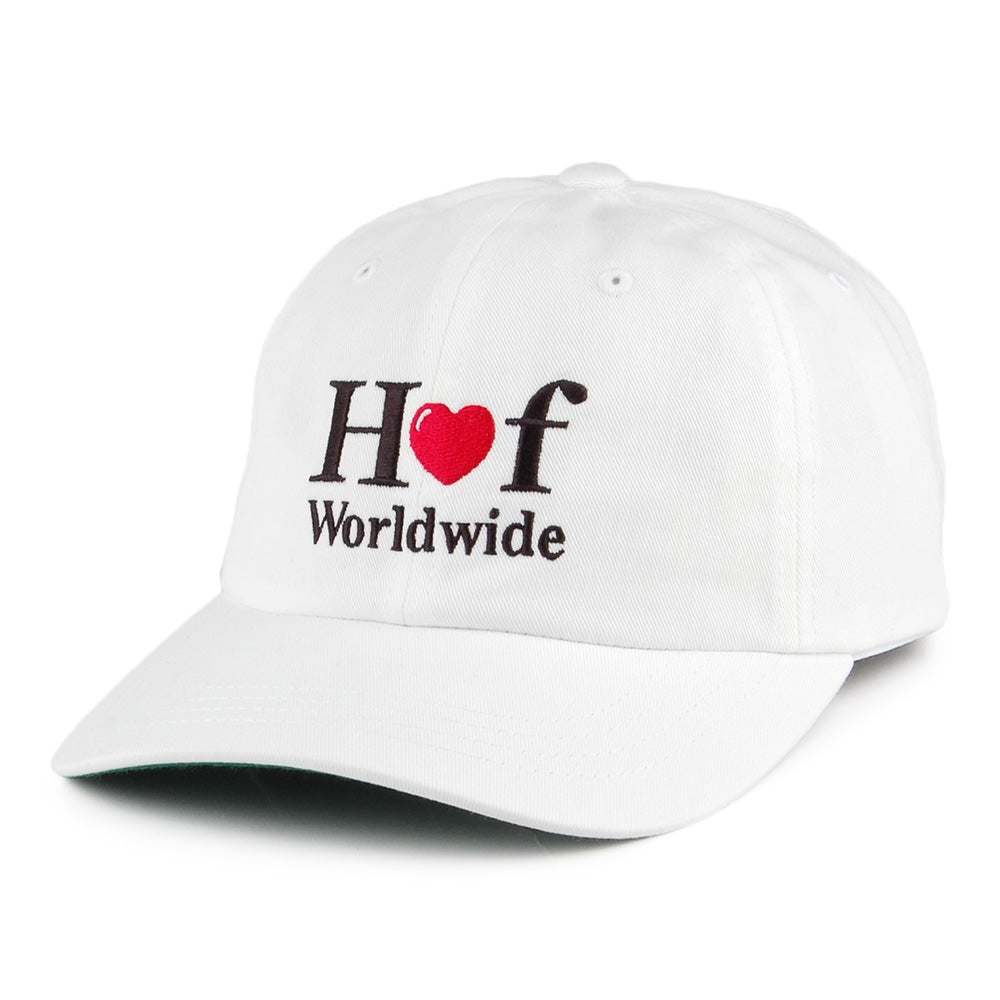 Casquette à Visière Incurvée Love blanc HUF