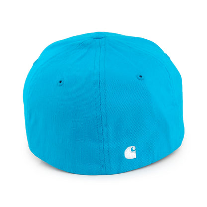 Casquette Flexfit Script bleu sarcelle foncé CARHARTT WIP