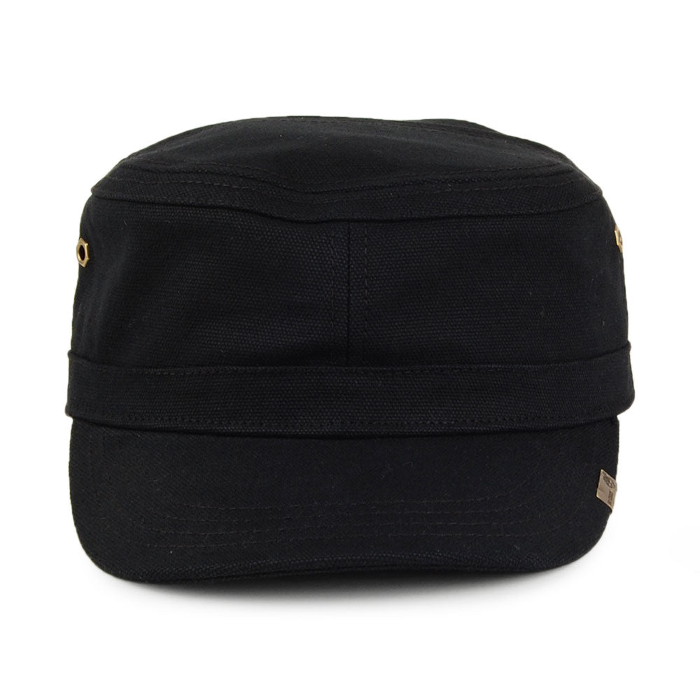 Casquette Militaire en Toile de Coton Cirée noir TIMBERLAND