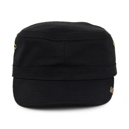 Casquette Militaire en Toile de Coton Cirée noir TIMBERLAND