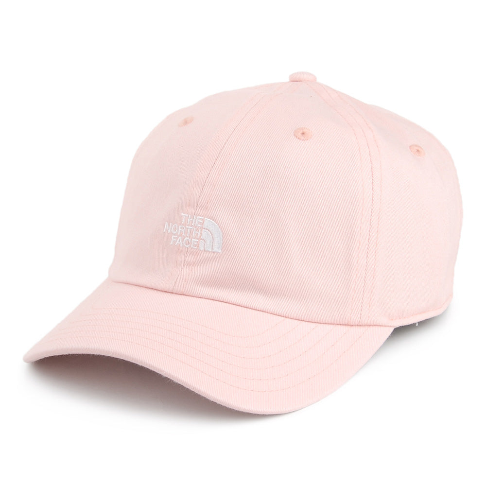 Casquette Délavé Washed Norm en Coton rose clair THE NORTH FACE