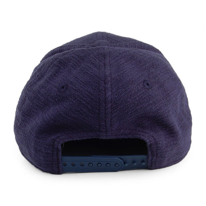 Casquette Snapback 9FORTY NE Slub bleu marine NEW ERA