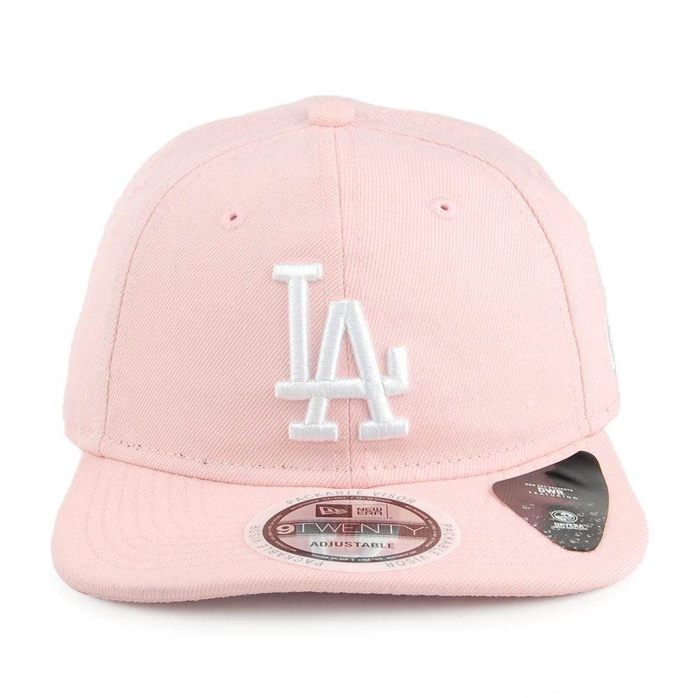 Casquette 9TWENTY Team Packable L.A. Dodgers rose NEW ERA