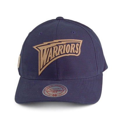 Casquette Gameplan Golden State Warriors bleu marine MITCHELL & NESS