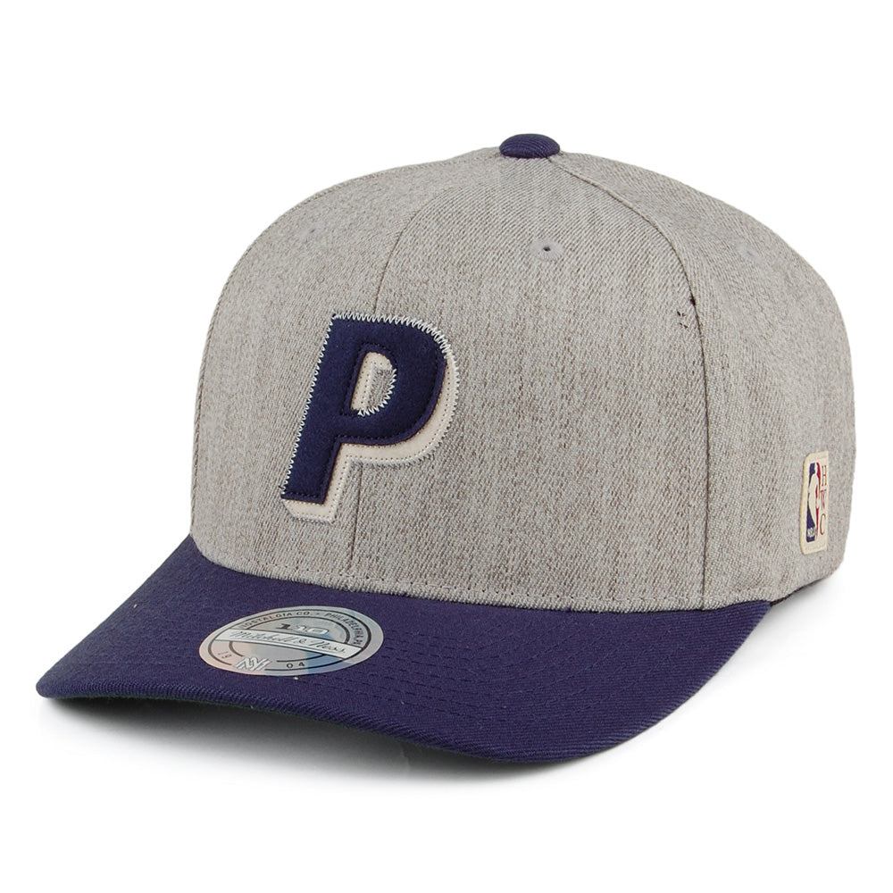 Casquette Snapback Hometown Indiana Pacers gris-bleu marine MITCHELL & NESS
