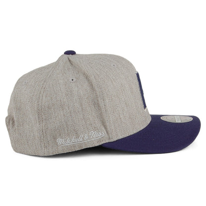 Casquette Snapback Hometown Indiana Pacers gris-bleu marine MITCHELL & NESS