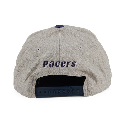 Casquette Snapback Hometown Indiana Pacers gris-bleu marine MITCHELL & NESS