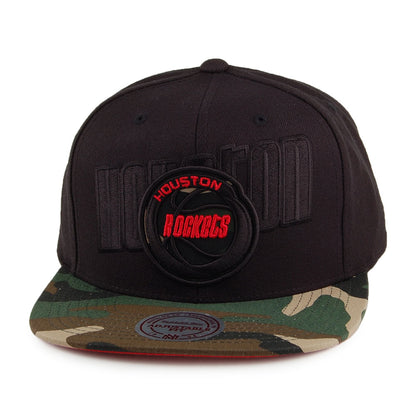 Casquette Snapback Blind Houston Rockets noir-camouflage MITCHELL & NESS